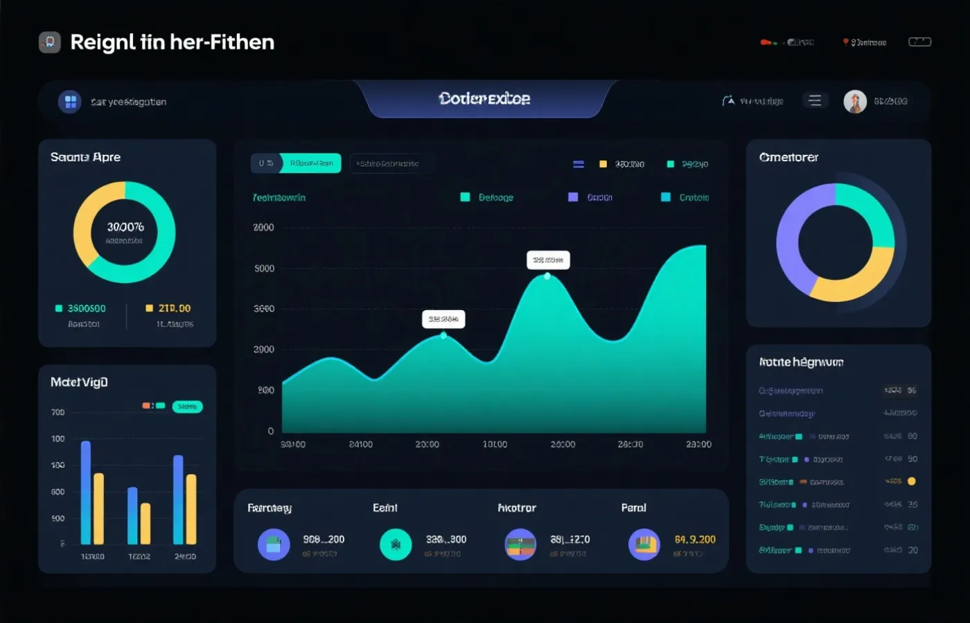 数据面板与比分提醒示意图