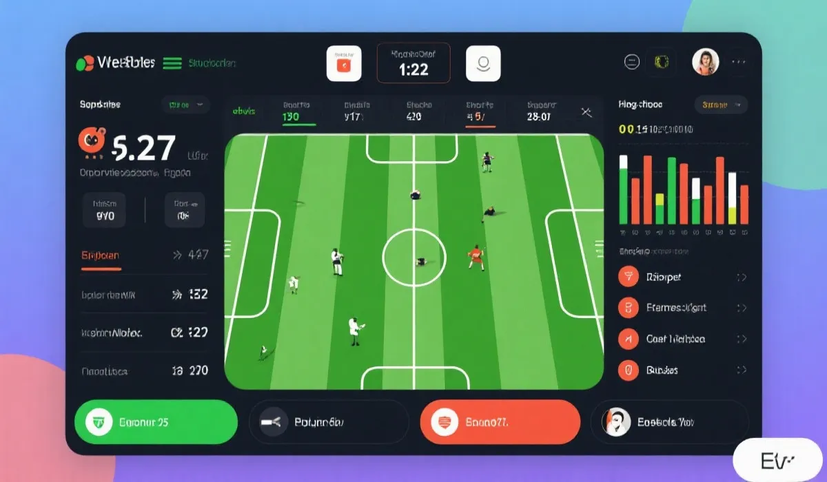 赛程与比分功能示意图